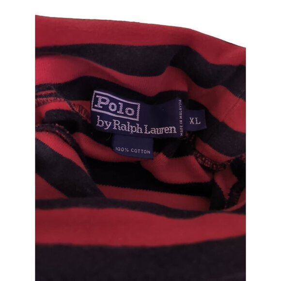 Vintage Polo‎ by Ralph Lauren Turtleneck Red & Blue Men's size XL Large Emblem - Picture 7 of 7